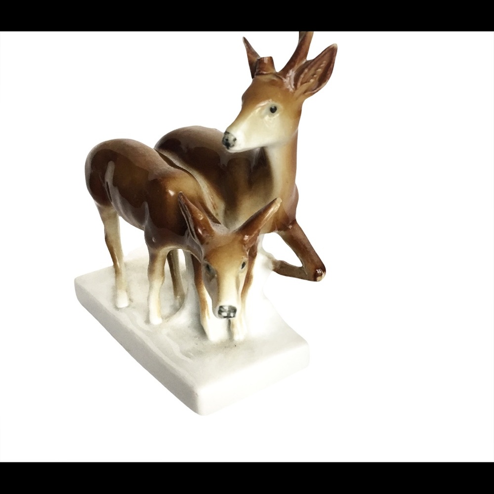 Hutschenreuther Porcelain Art Deco Deer Figurine
